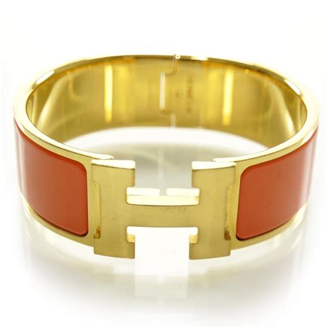 2018 wide hermes enamel h bracelet replica|bracelet hermes original.